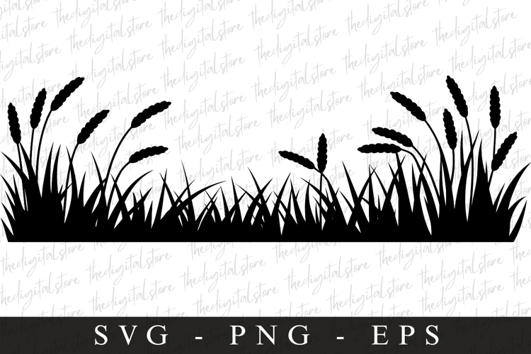 Grass Silhouette Image 10