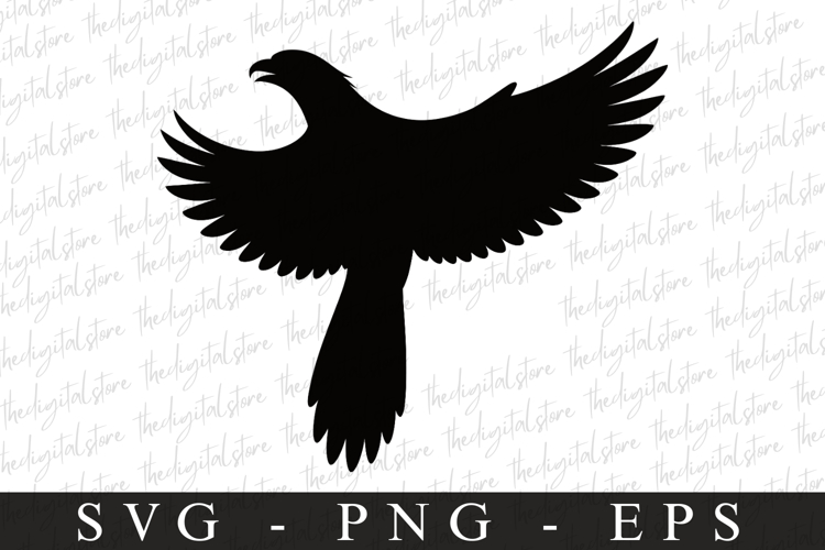 Bird Silhouette Flying Image 5