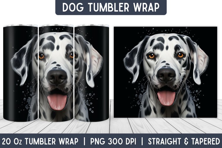Dog Tumbler Wrap | Tumbler Designs | Sublimation Designs