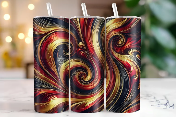 Abstract Tumbler Wrap | Sublimation | Tumblers