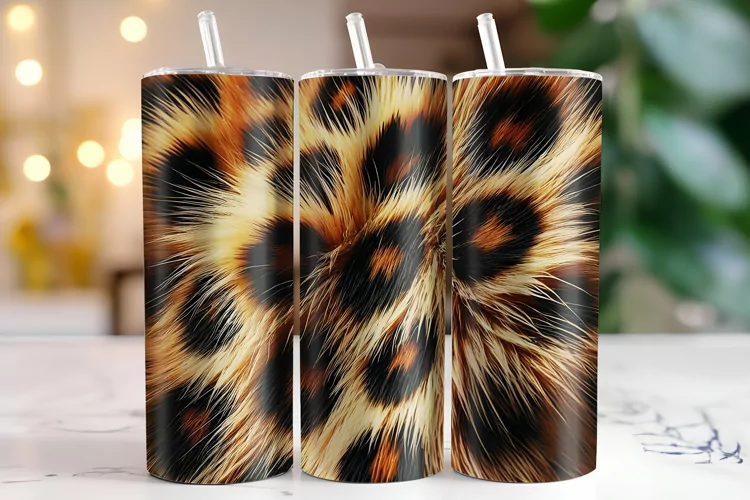 Leopard print Tumbler Wrap | Sublimation | Tumblers
