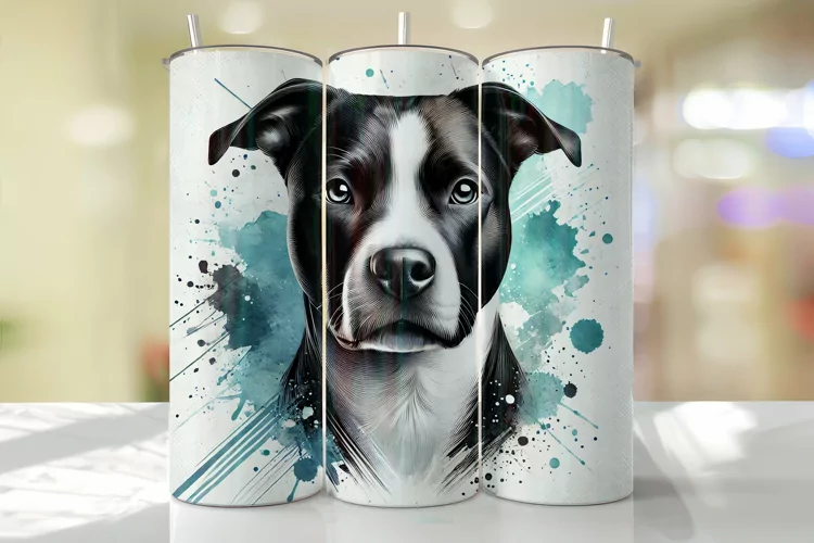 Dog Tumbler Wrap | Sublimation | Tumblers