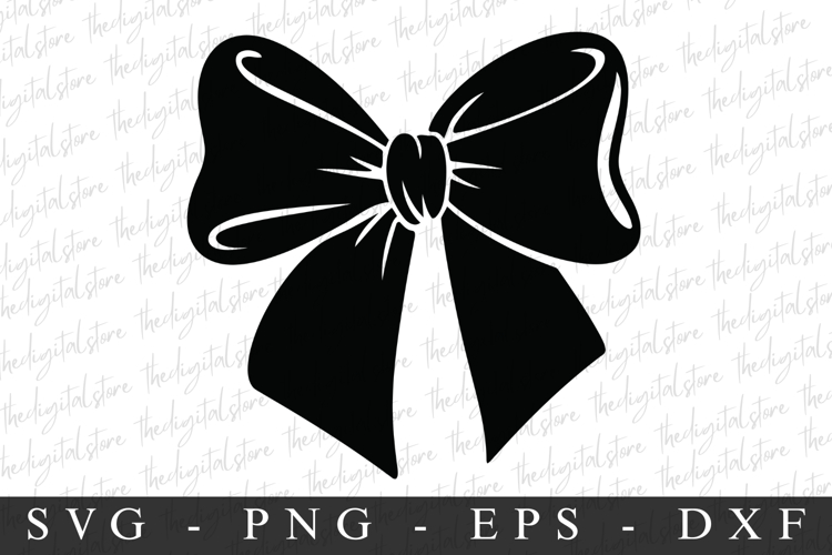 Black Bow Ribbon SVG | SVG Cut files | Cricut