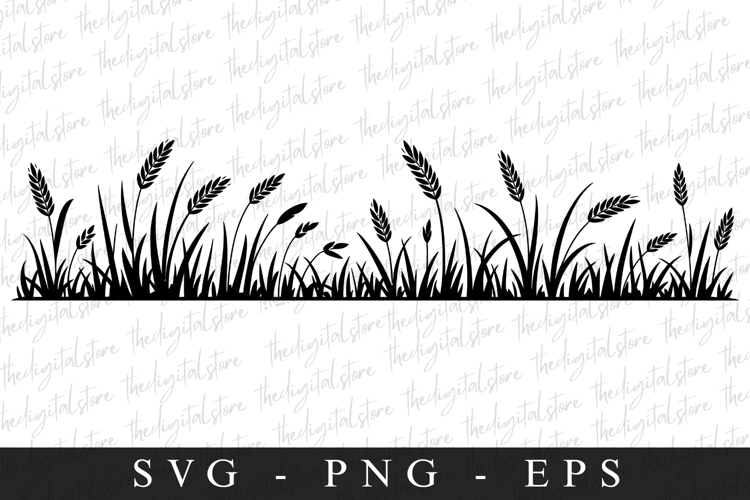 Grass Silhouette Image 9