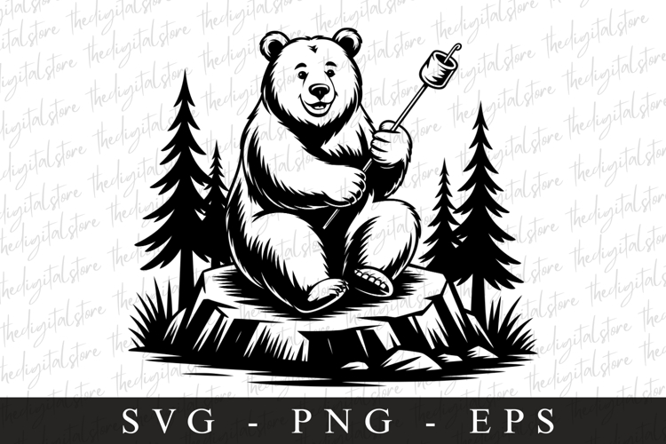 Bear Svg | Camping Svg | Svg Cut Files