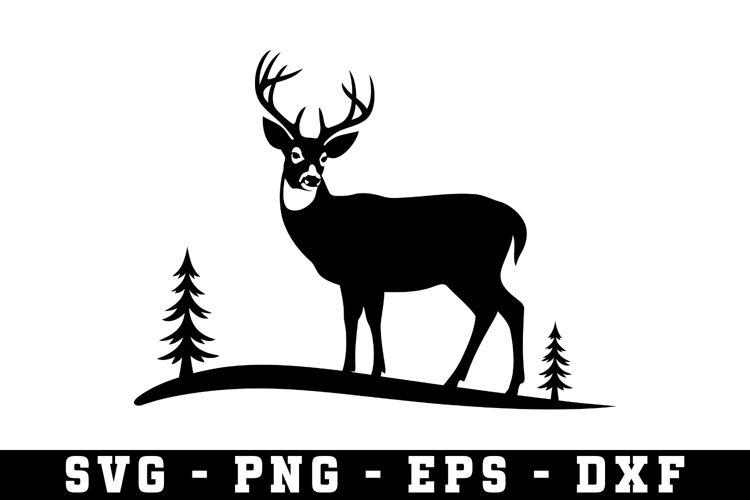Deer Svg | Forest Svg | Svg Cut File
