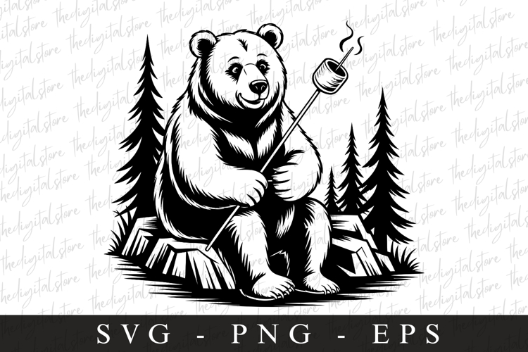 Bear Svg | Camping Svg | Svg Cut Files