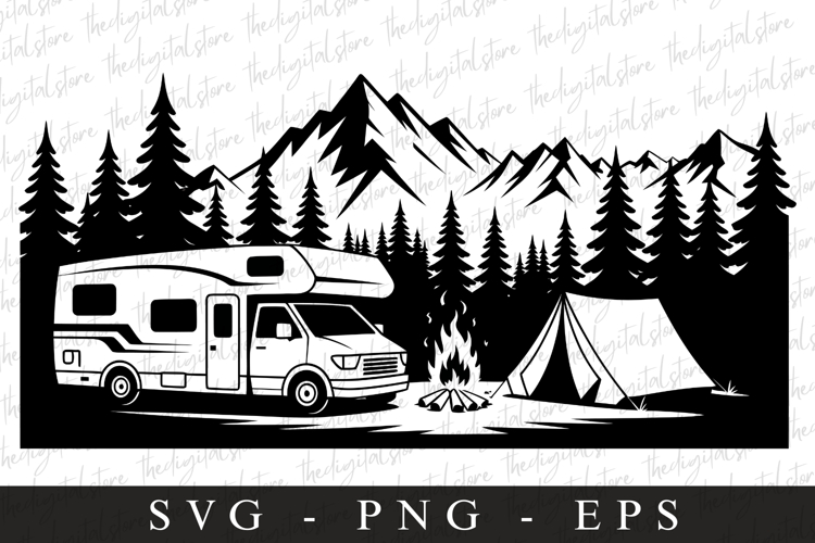 Campfire Svg | Camping Svg | Svg Cut Files