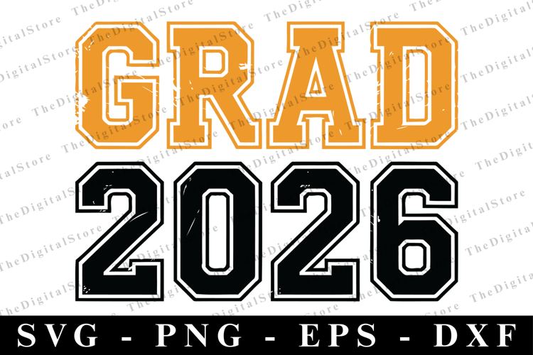 Grad 2026 svg | Graduation Svg | Svg cut file
