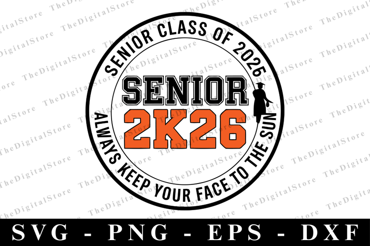 Senior 2k26 svg | Graduation Svg | Svg cut file