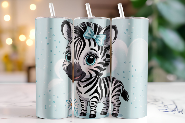 Zebra Tumbler Wrap | Sublimation | Tumblers