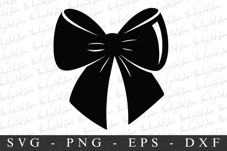 Black Bow Ribbon SVG | SVG Cut files | Cricut