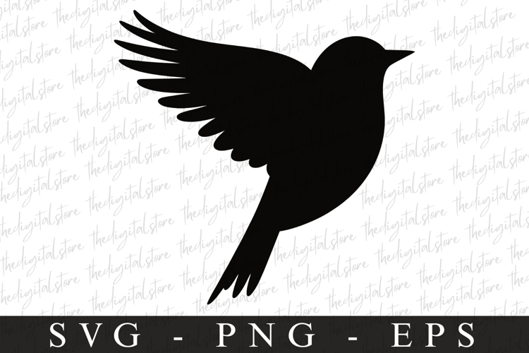 Bird Silhouette Flying Image 10