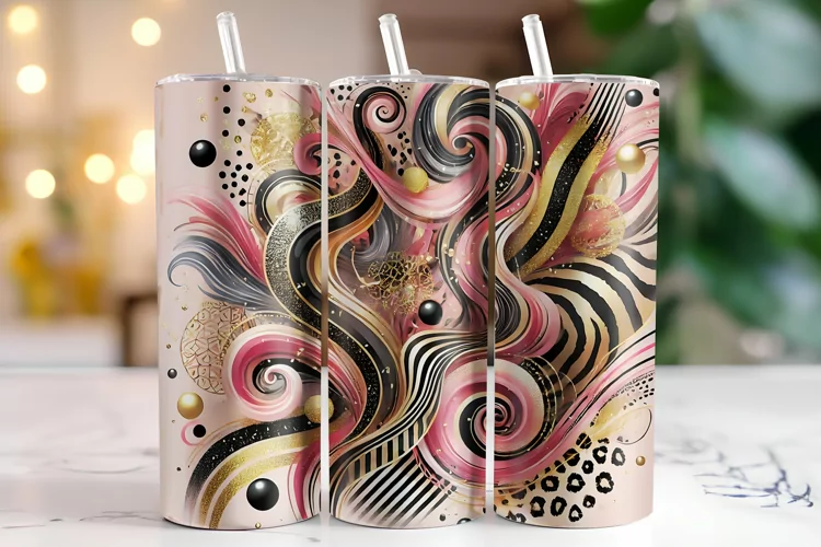 Abstract Tumbler Wrap | Sublimation | Tumblers