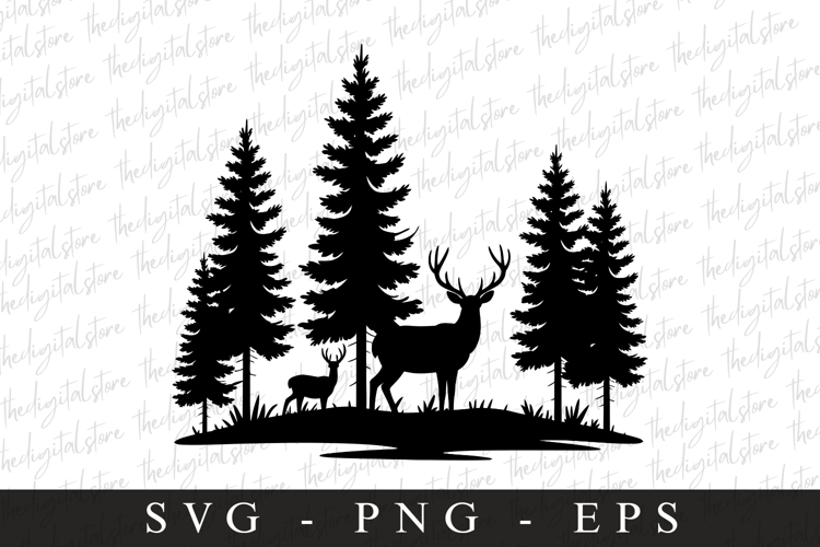 Deer Silhouette Svg Image 10