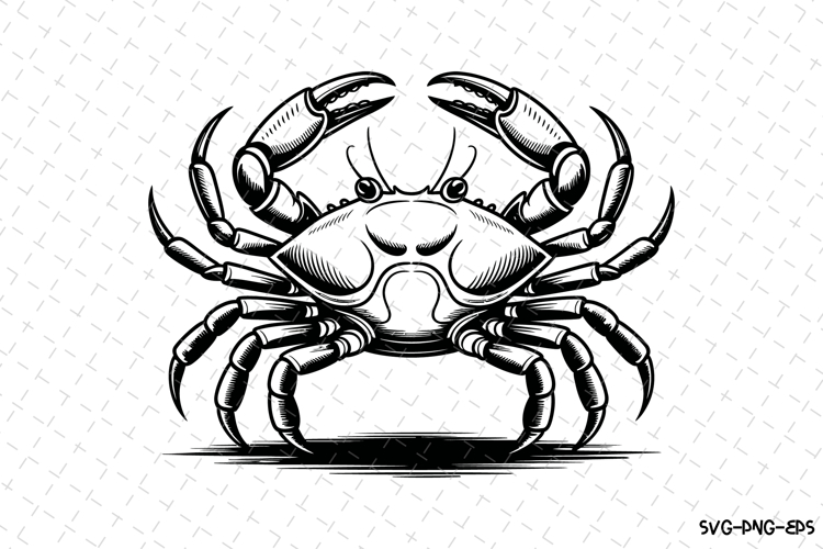 Crab Silhouette Image 12