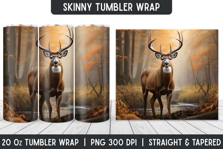 Tumbler Sublimation Wrap | 3D Sublimation | Skinny Tumbler example image 1