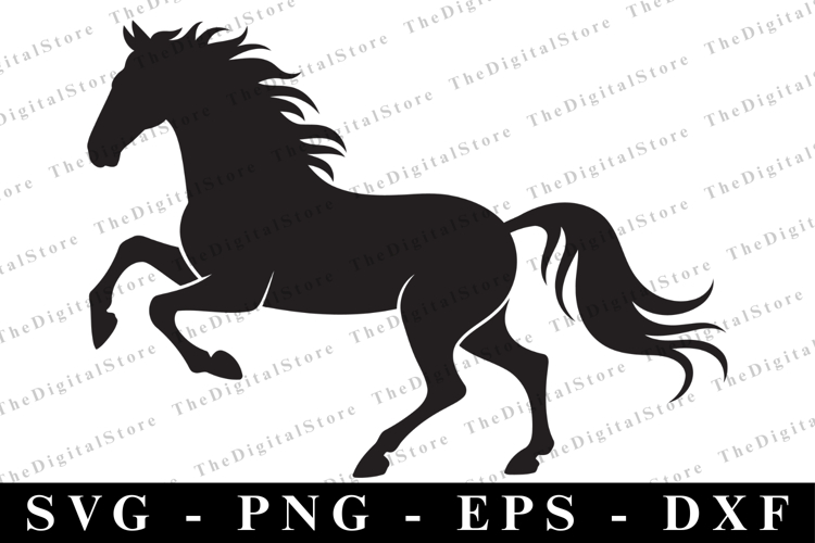 Horse Silhouette Image 12