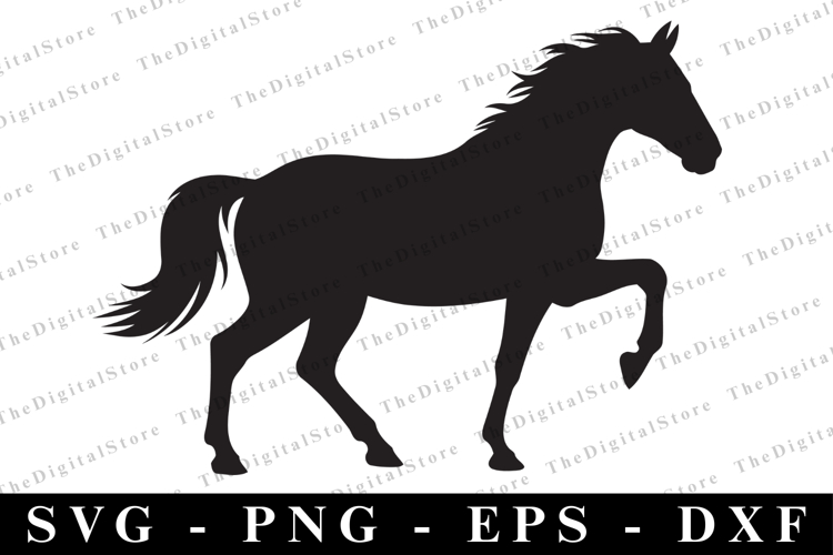 Horse Silhouette Image 11