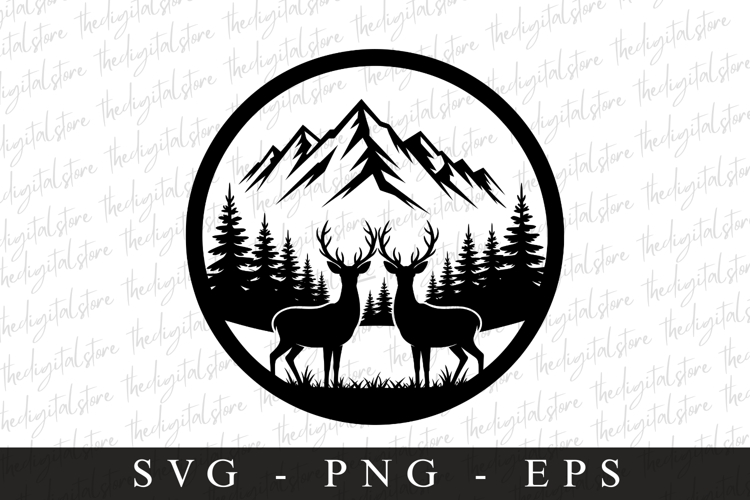 Deer Silhouette Svg Image 11