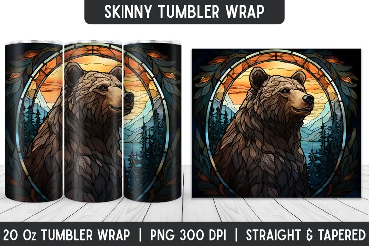 Stained Glass Tumbler Wrap | Sublimation | Tumbler