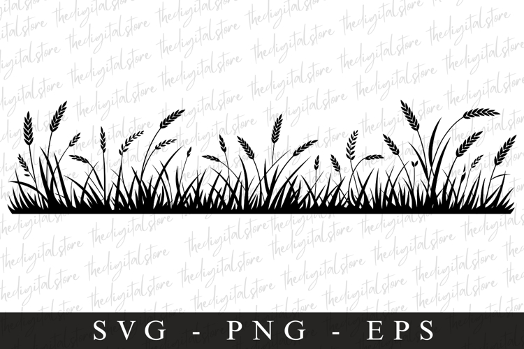 Grass Silhouette Image 4