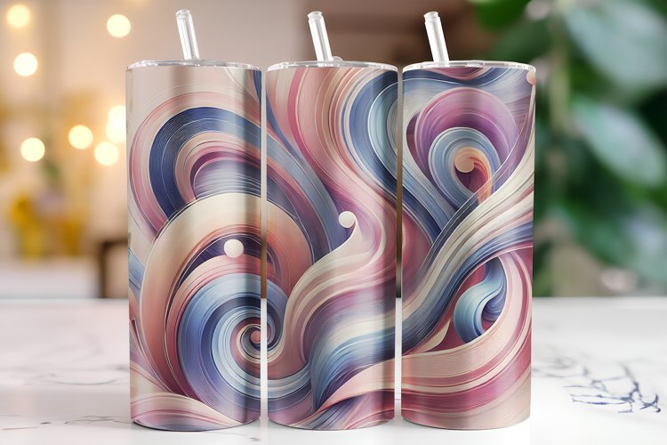 Abstract Tumbler Wrap | Sublimation | Tumblers example image 1