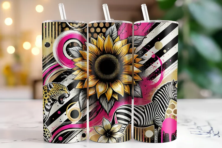 Sunflower Tumbler Wrap | Sublimation | Tumblers