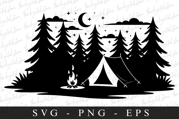 Cricut Camping Svg