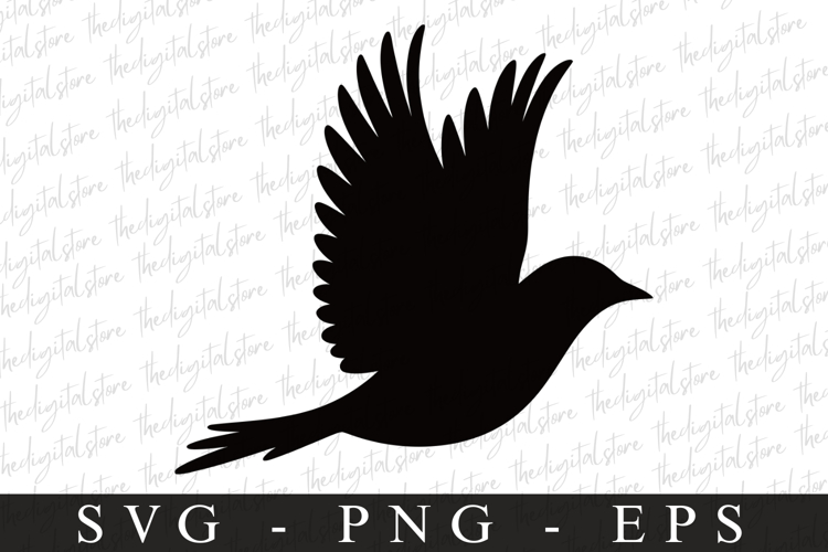 Bird Silhouette Flying Image 11
