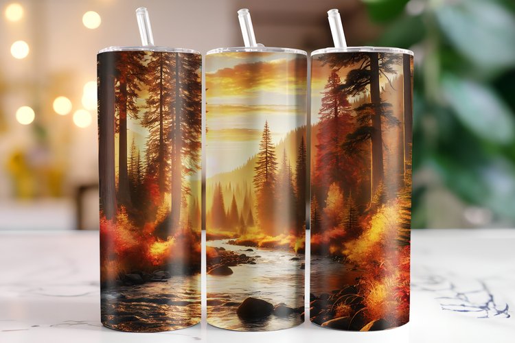 Forest Tumbler Wrap | Sublimation | Tumblers