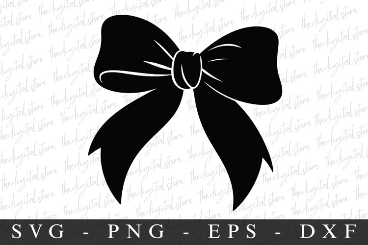 Black Bow Ribbon SVG | SVG Cut files | Cricut