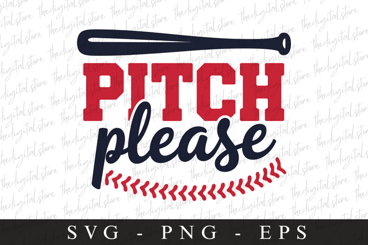 Baseball Pitch please SVG | Sports Svg | Game day svg