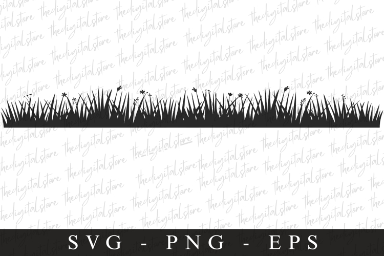 Grass Silhouette Image 6