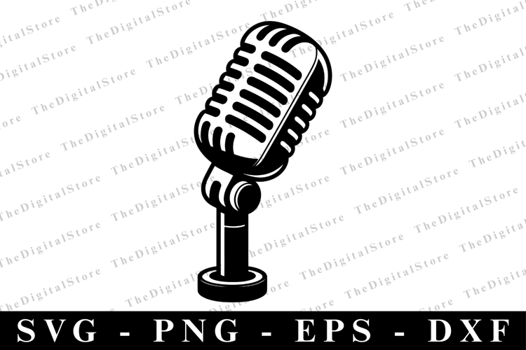 Microphone SVG | SVG Cut files | Cricut
