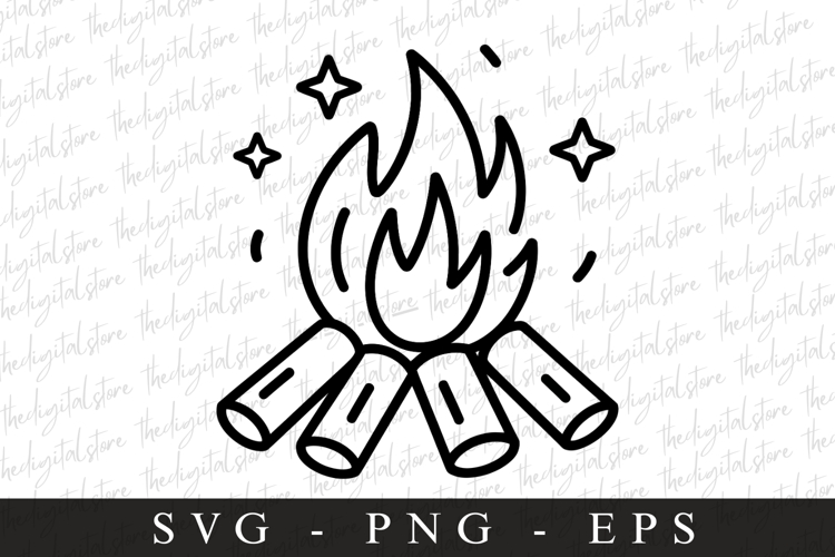 Fire Svg | Camping Svg | Svg Cut Files