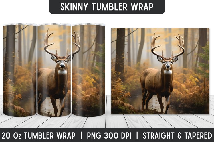 Tumbler Sublimation Wrap | 3D Sublimation | Skinny Tumbler example image 1