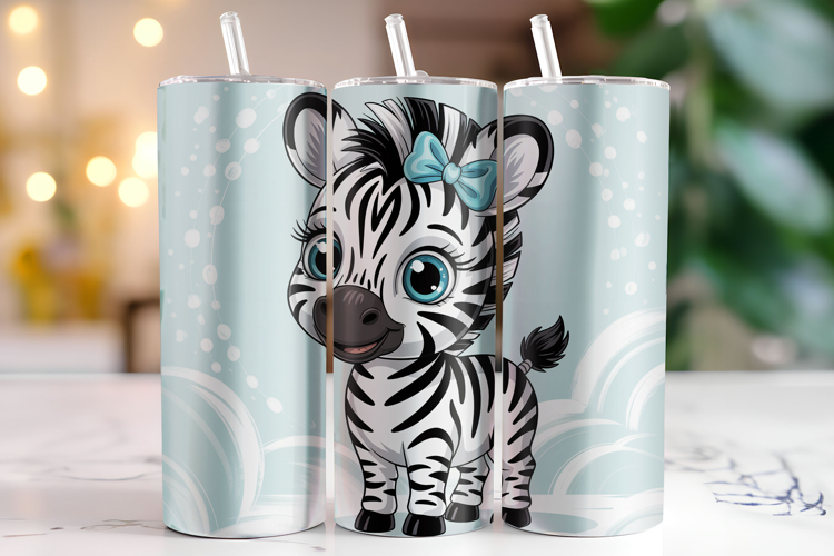 Zebra Tumbler Wrap | Sublimation | Tumblers