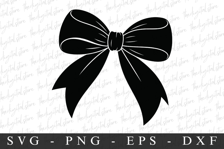 Black Bow Ribbon SVG | SVG Cut files | Cricut
