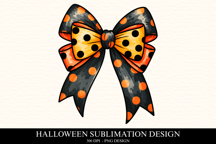 Halloween Bow Clipart PNG | Spooky Season Png