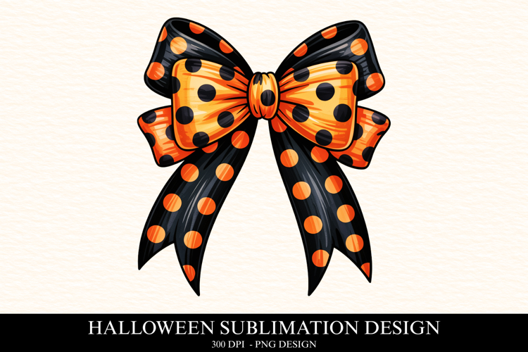 Halloween Bow Clipart PNG | Spooky Season Png