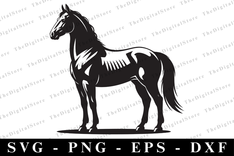 Horse Silhouette Image 8