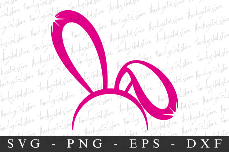 Pink bunny ears PNG | Breast Cancer Awareness Png