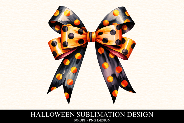 Halloween Bow Clipart PNG | Spooky Season Png