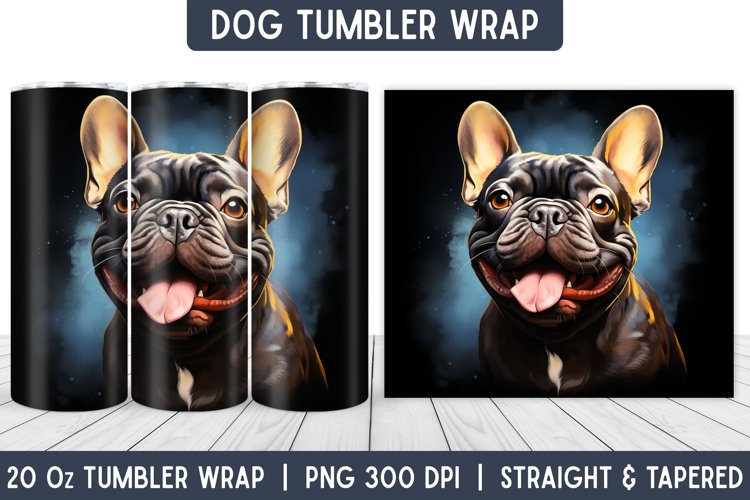 Dog Tumbler Wrap | Tumbler Designs | Sublimation Designs