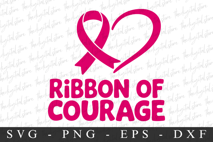 Ribbon Of Courage PNG | Breast Cancer Awareness Png