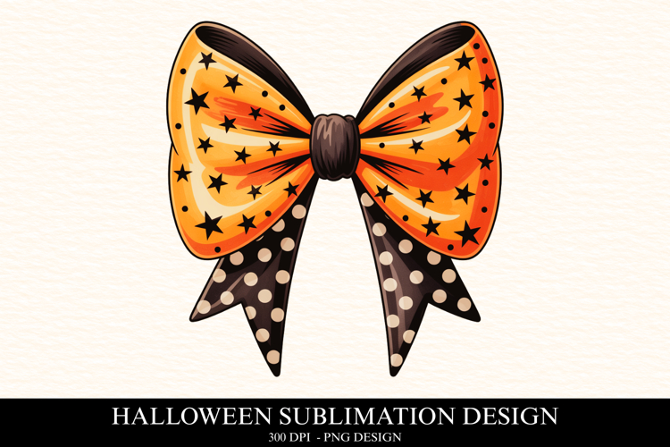 Halloween Bow Clipart PNG | Spooky Season Png