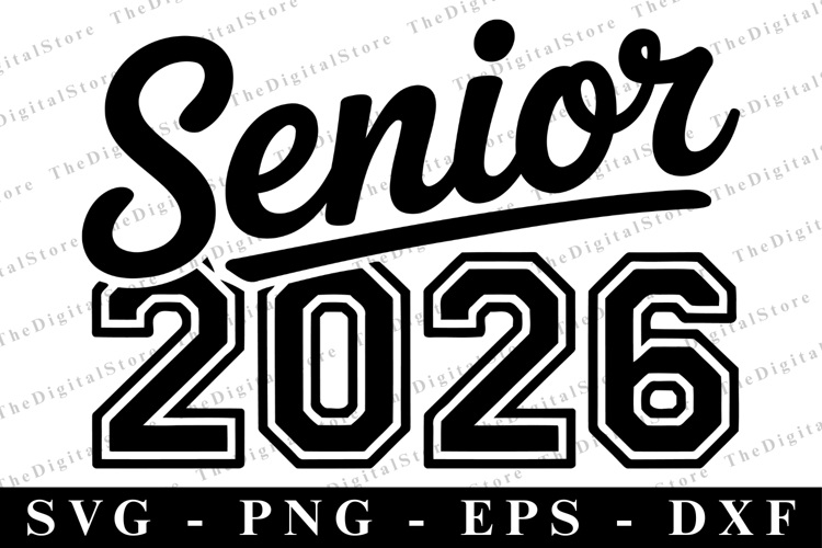 Senior 2026 svg | Graduation Svg | Svg cut file