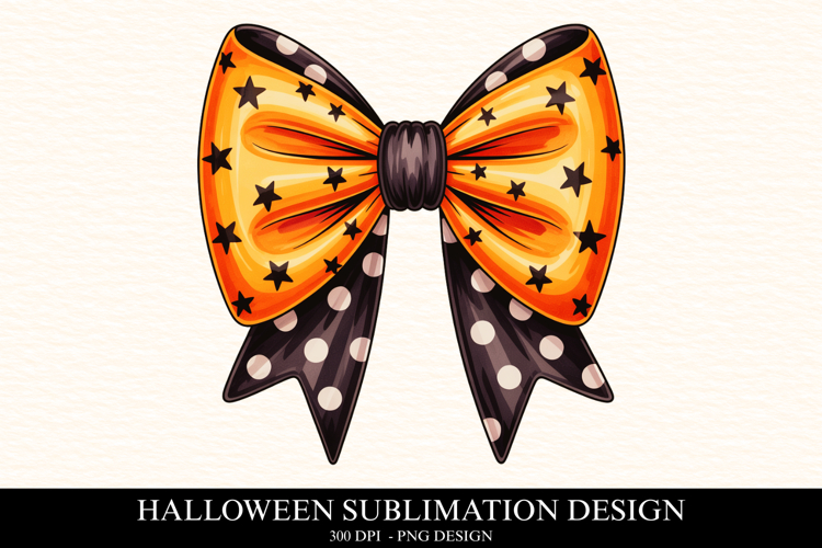 Halloween Bow Clipart PNG | Spooky Season Png