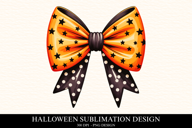 Halloween Bow Clipart PNG | Spooky Season Png